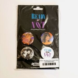 *3 for $30* Retrokid - Ready or Not Pin Set